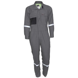MCR Safety SBC101138 Summit Breeze Coverall 5.5 oz Inherent Blend Material Gray 