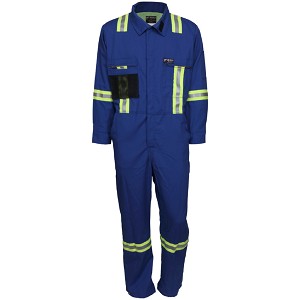 MCR Safety SBC2035 Summit Breeze Royal Blue Trip Trim Coverall 7 oz. 