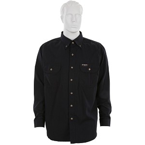 MCR Safety SBS1002S Summit Breeze 5.5 oz. Inherent Blend Material Shirt Navy 