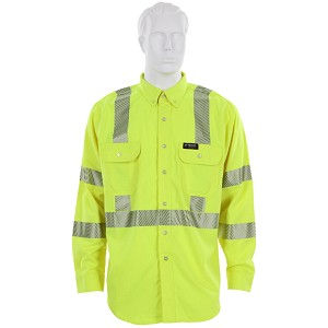 Smt Brze Shirt, 5.5 oz. ,Class 3,Lime 