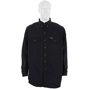MCR Safety SBS2002 Summit Breeze Shirt 7.0 oz. Cotton Navy Blue X3T 