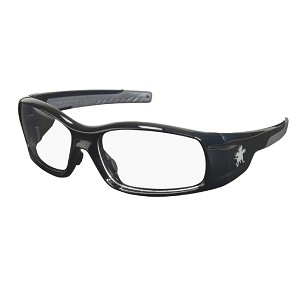 MCR Safety SR110 Swagger SR1 Black Frame, Clear Lenses 