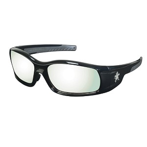 MCR Safety SR119AF Swagger SR1 Black Frm, I/O Clr Mir UV-AF 