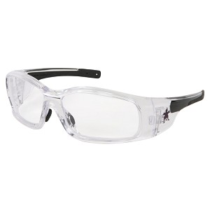MCR Safety SR140AF Swagger SR1 Clear Frame, Clear AF Lenses 
