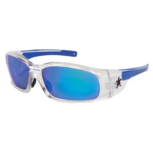 MCR Safety SR148B Swagger SR1 Clear Frame, Blue Dmd Mirror 
