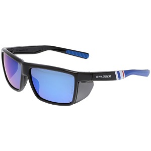Swagger&reg; SR2 Safety Glasses Blue Diamond Mirror Lenses MAIN 