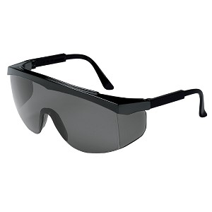 MCR Safety SS112 SS1 Black Frame, Gray Lens 