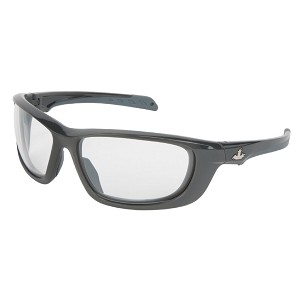 MCR Safety UD110PF UD1 Gun Metal Frame, Clear MAX6 Lenses 