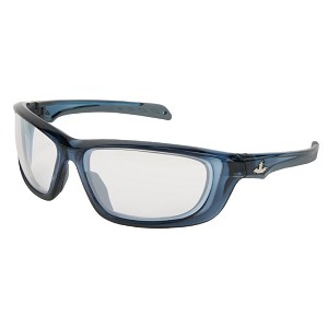 MCR Safety UD129 UD1 Dark Blue Frame, I/O Clear Mirror 