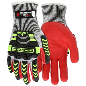 UltraTech CutPro A4, Red Nitrile Padded 