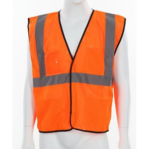 MCR River City VCL2MO Class 2, Mesh, Economy Vest, Orange 