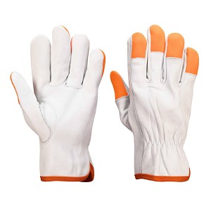 Portwest A261WHR Orange Tip Driver Gloves [12 Pack] Front View 