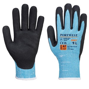 Portwest A667B8R Claymore AHR Cut Glove Blue 