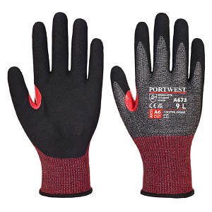 Portwest A673K8R CS AHR18 Nitrile Foam Cut Glove Gray 