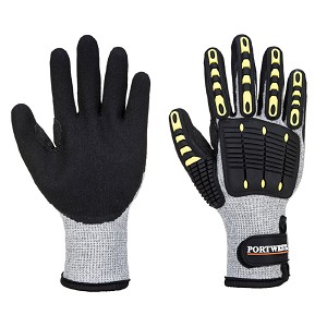 Portwest A729G8R Anti Impact Cut Resistant Therm Glove Black 