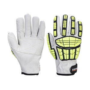 Portwest A745GRR Impact Pro Cut Glove Hi Viz Green 