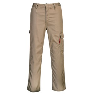 Portwest BZ31KHR Bizweld FR Cargo Pants Khaki 
