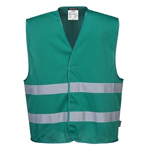 Portwest F374BGR MeshAir Iona Vest Green 
