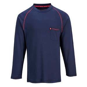 Portwest FR01NAR Bizflame FR Crew Neck Navy 