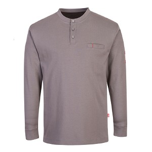 Portwest FR32GRR FR Antistatic Henley Gray 