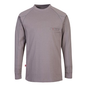 Portwest FR33GRR FR Antistatic Crew Neck Gray 