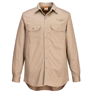 Portwest FR705KHR Vented FR Shirt Khaki 