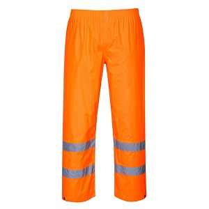 Portwest H441ORR Hi-Vis Rain Pants Hi Viz Orange 