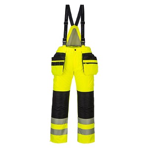 Portwest PW351YBR PW3 Hi-Vis Winter Pants Hi Viz Green 