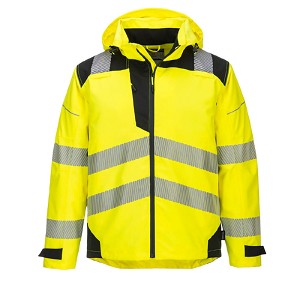 Portwest PW360YBR PW3 Hi-Vis Extreme Rain Jacket Hi Viz Green 