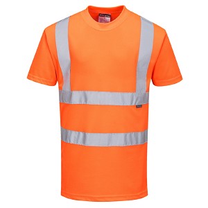 Portwest RT23ORR Hi-Vis T-Shirt Hi Viz Orange 