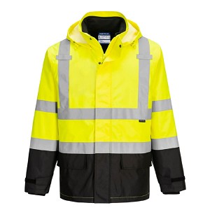 Portwest S362YBR Hi Vis 3-in-1 Contrast Jacket Hi Viz Green-Black 