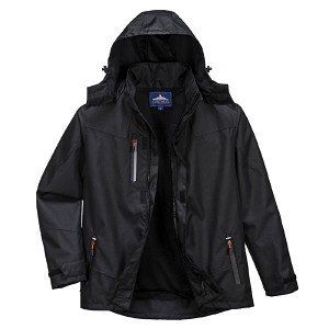 Portwest S555BKR Outcoach Jacket Black 
