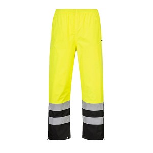 Portwest S587YBR Hi-Vis Rain Pants Hi Viz Green 