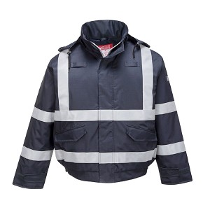 Portwest S783NAR Bizflame Rain FR Bomber Jacket Navy 