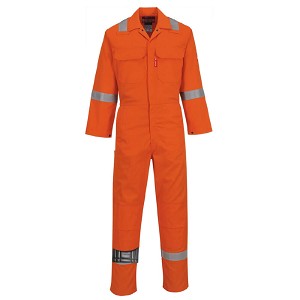 Portwest UBIZ5ORR Bizweld Iona FR Coverall Orange 