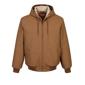 Portwest UFR48BRR DuraDuck Flame Quilt Lined Jacket Brown 