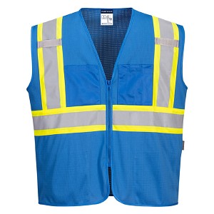 Portwest US391RBR Iona Plus Mesh Vest Blue 