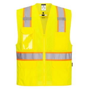Portwest US394YER Fall Protection Vest Hi Viz Green 