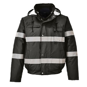Portwest US434BKR Iona Lite Bomber Jacket Black 