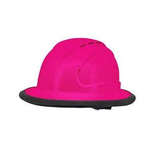 RHJ6V The Judge™ Type I Class C Vented Full Brim Hard Hat - Pink 
