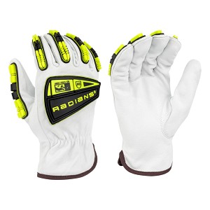 RWG86 KAMORI® Goatskin Leather HPPE Lined A6 Cut Protection Glove with TPR 