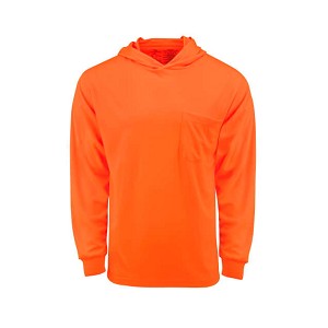 Radians ST61N Orange Hooded Mesh Long Sleeve Shirt w/ UV Protection MAIN 