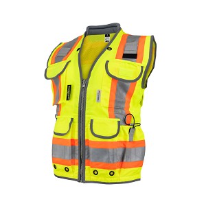 SV55W Class 2 Women’s Heavy Duty Engineer Vest - Green 
