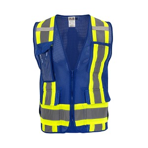SV6P-1 Type O Class 1 Mesh Surveyor Vest - Blue 