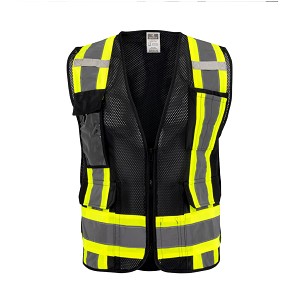 SV6P-1 Type O Class 1 Mesh Surveyor Vest - Black 