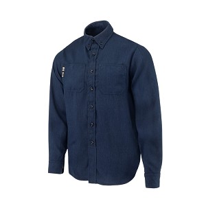 VTS5SH Tecasafe® One 5.7 oz FR Shirt - Denim 