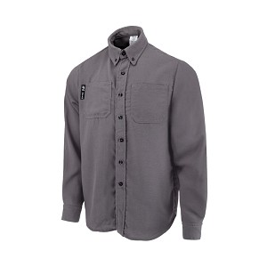 VTS5SH Tecasafe® One 5.7 oz FR Shirt - Gray 