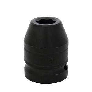 URREA 1" Drive Black Standard Impact Socket, 6 Point /16" 