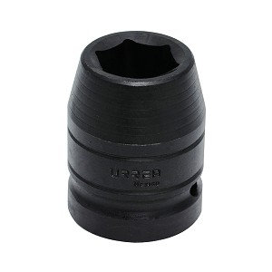 URREA 1" Drive Black Standard Impact Socket, 6 Point 24 mm. MAIN 