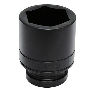 URREA 1" Drive Black Deep Impact Socket, 6 Point 2-5/16" 